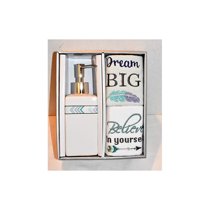 3 Piece Lotion Soap Pump Dispenser & (2) DREM Big