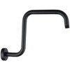 BRIGHT SHOWERS 13 Inch Shower Head Extension Arm with Flange