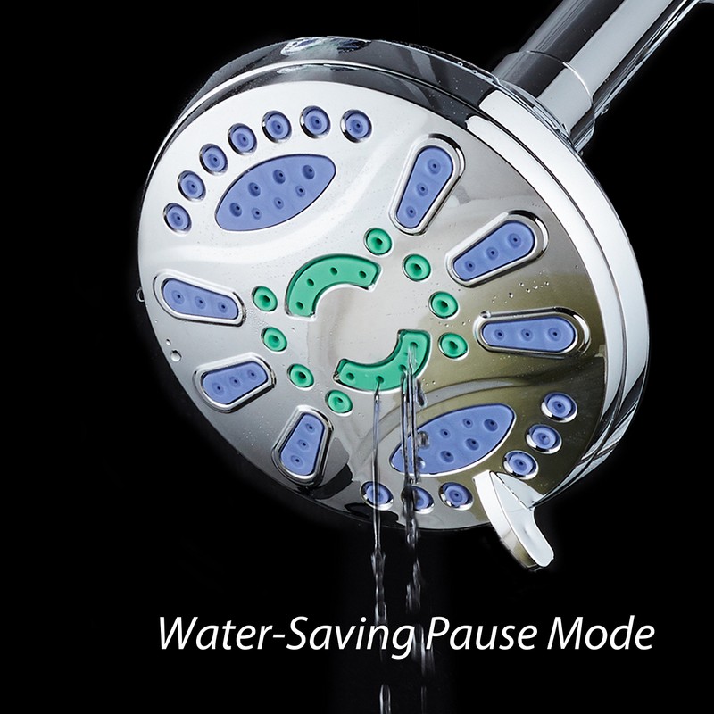 AquaStar Elite High-Pressure 6-setting Extra-Large Luxury Spa Shower Head with