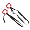 2Pcs Kids Gymnastic Rings Monkey Shape Load Bearing 150KG Ergonomic