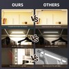 204 LED Under Cabinet Lights Wireless with Full Lighting,Rechargeable Closet