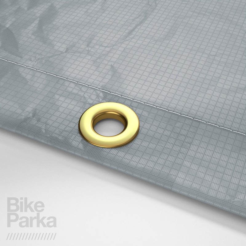 BikeParka URBAN Waterproof Bicycle Cover - PAVEMENT Grey
