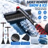 Extendable Car Snow Shovel Ice Scraper Winter Auto Windshield Cleaner