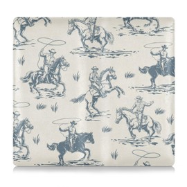 CEBUGI Man Cowboy Car Registration and Insurance Holder Glove Box Organizers Wallet Case for Documents Organizer,4.92" x 9.45"