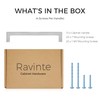 Ravinte 10 Pack 7-1/2 Inch Kitchen Square Cabinet Handles Satin