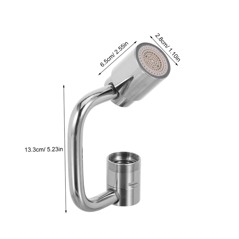 Operitacx Heavy Duty Splash Guard Arm for Kitchen Bathroom Rotating