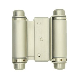 Swinging Cafe Doors 3" Stainless Steel Hinges, Commercial Grade Double Action Spring Hinge, Precise Door Mount Swinging Door Hinge for Cafe & Saloon Doors, Exterior Auto Close Door Hinges (Qty-1)