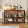 Furologee Long 47" Console Sofa Table with 3 Drawers, Entryway
