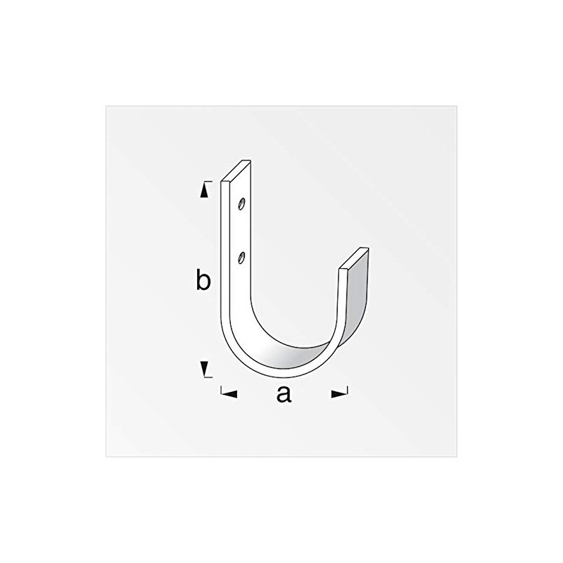 OrgaTech Universal Hook Flat 110 x 70 mm Device Holder