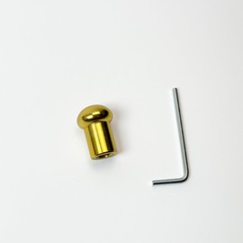 1PC Attenuator Bead Attachment for Tuning Forks – Enhances Vibration Transfer, Tactile Stimulation - Sound Healing and Biofield Harmonization | Gold