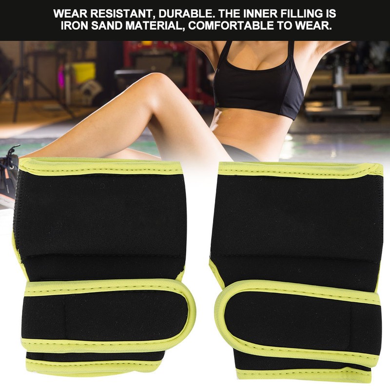 Sport Unisex Half Finger Weighted Gloves Sandbag Wrist Guard Equipment
