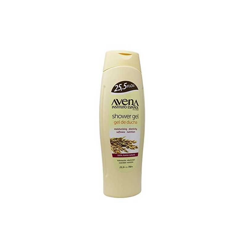 Avena Instituto Español Shower Gel, Moisturizing and Softeness, Elasticity and