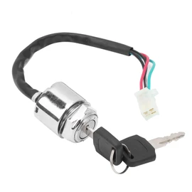 Motorcycle Electric Bike Ignition Switch Set with Universal Key Replacement ATV Mini Moto Dirt Bike