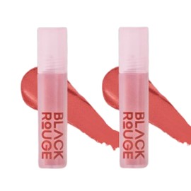 Black Rouge Mudish Cushion Velvet Tint MV01 Peach Yokan x 2 BNS / 블랙루즈 머디쉬 쿠션 벨벳 틴트 MV01 복숭아양갱X2개 BNS