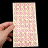[Pre-seal] Round Seal, Red, Diameter 0.6 inch (16 mm), 2