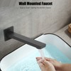 Wall Mounted Faucet G1/2 Male Thread Stainless Steel Sink Basin