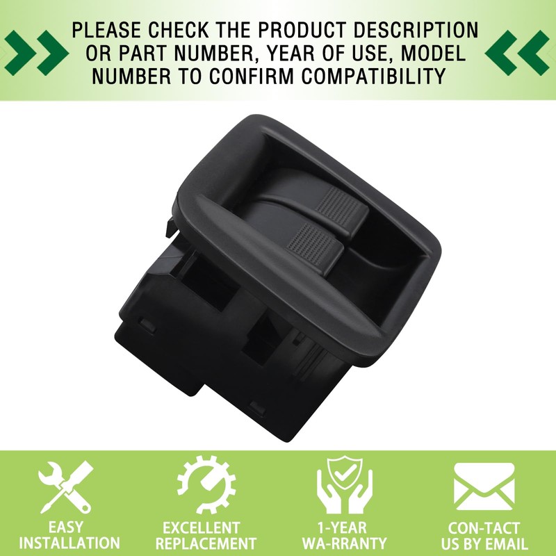 omoZone Center Console Power Window Switch Black Compatible with 1998-2000