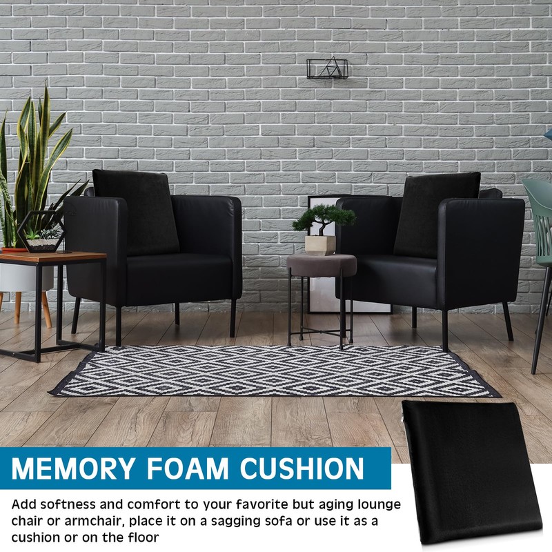 GlikCeil 20 x 20 x 3 Recliner Cushion for Elderly