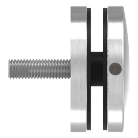 STEINBACHER© Stainless steel glass dot holder, diameter 62 mm, connection: flat, V2A