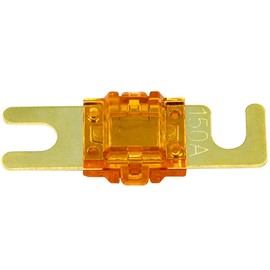 ZOOKOTO 5 Pack MANL Fuse 150A Mini ANL 150amp Fuse Gold plated