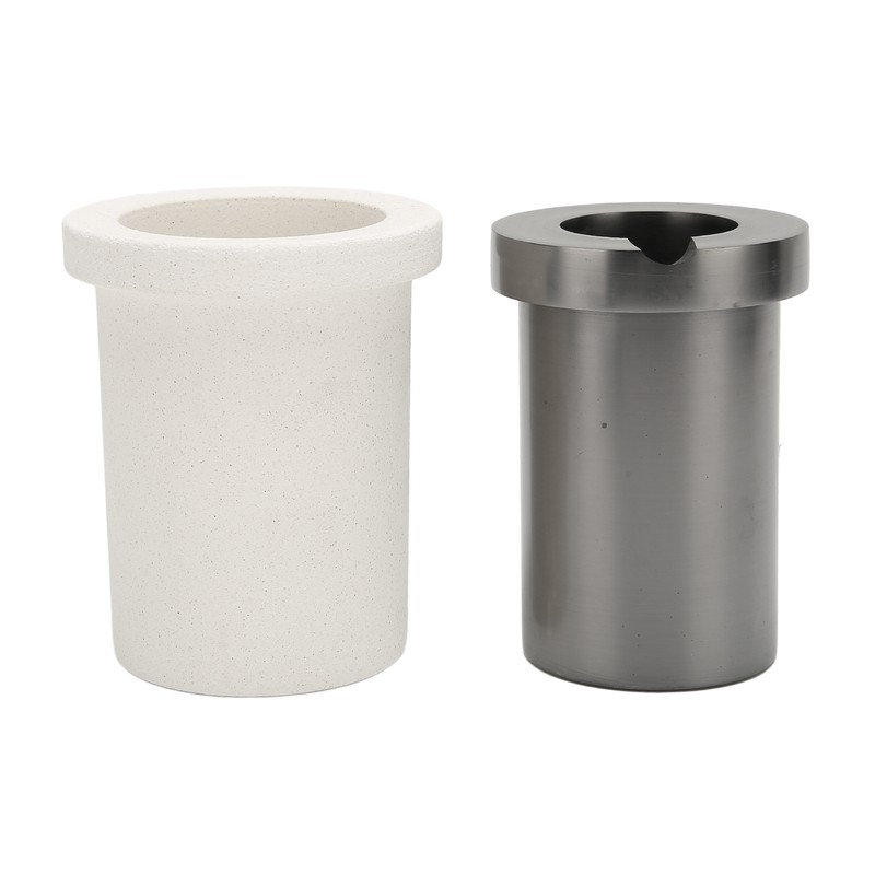 Graphite Crucible Set Induction Gold Melting Furnace High Temperature Resistant