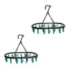 BozexPro 20 Pegs-2 Pack Oval Sock Dryer Pegs, Sock Dryer