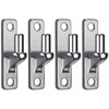 Insaga 4Pcs Gate Hinge, Wall Mount Gate Hinges Flat Back