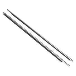 Motoforti Weatherstrip Window Seal, Window Trim Seal Belt, for Toyota Corolla 2014-2018, PVC, Front Left & Right, No.7572002430/7571002430, Silver Tone, 2pcs