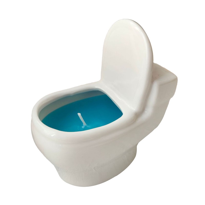 Scented Candle Toilet Style Rich Fragrance Romantic Odor Removal Decorative