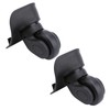 Alomejor 2 Pieces/Package Luggage Suitcase Wheel Left Right Swivel Wheels