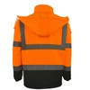 SMASYS Safety Softshell Jacket for men, High Visibility Rain coat