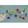 Castle Enterprise Cute Glasswork Petite Series Water Plants (2 Stands)