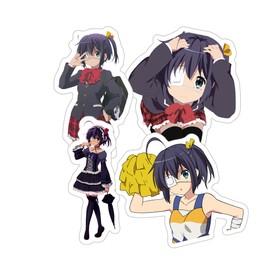 Alexiss Love Chunibyo Other Delusions Rikka Takanashi Tyrant's Eye Sticker for Phone, Laptop, Skateboard, Car, Pack 4 Pcs Size 3 inch