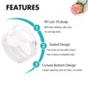 10 Gram Sample Containers with Lids, 10Pcs Clear Sample Jars,
