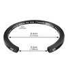 Dletay Stainless Steel Cuff Bracelet, Adjustable Memorial Cremation Bracelet, God