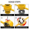 PVC Thread Maker Tool, NPT Die Set, Plastic Pipe Thread