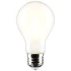 Satco S12466 8 Watt A19 LED Bulb, Soft White, 2700K,