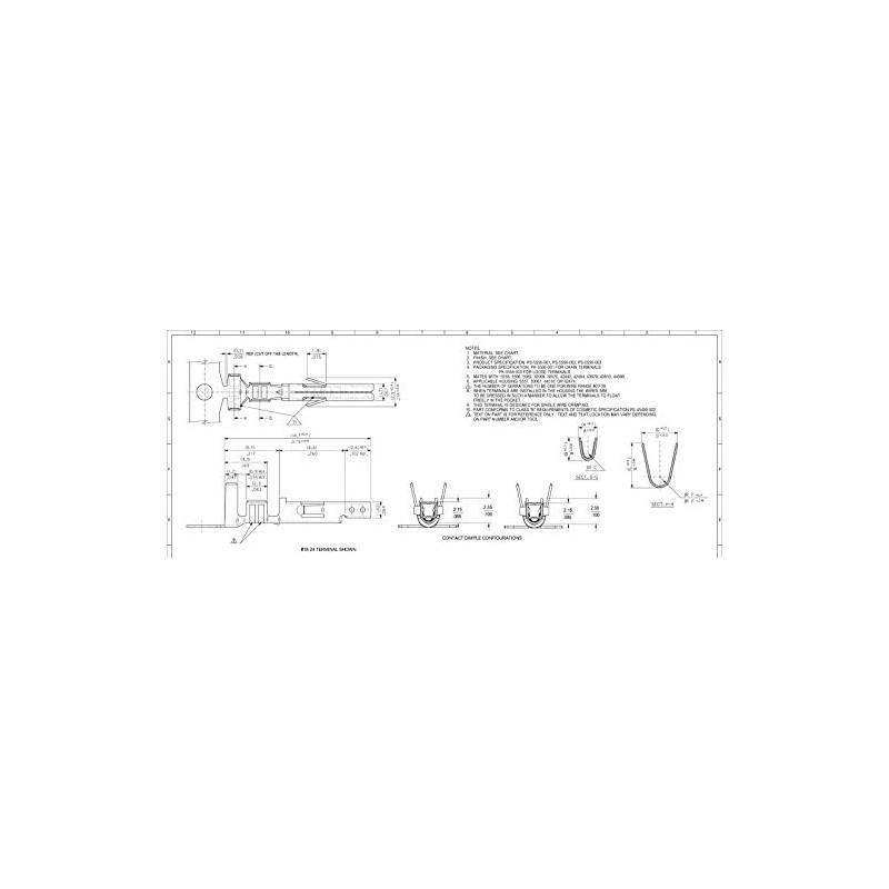 Molex Female Micro-Fit 3.0 ™ Crimp Terminals Pins Wire Diameter: