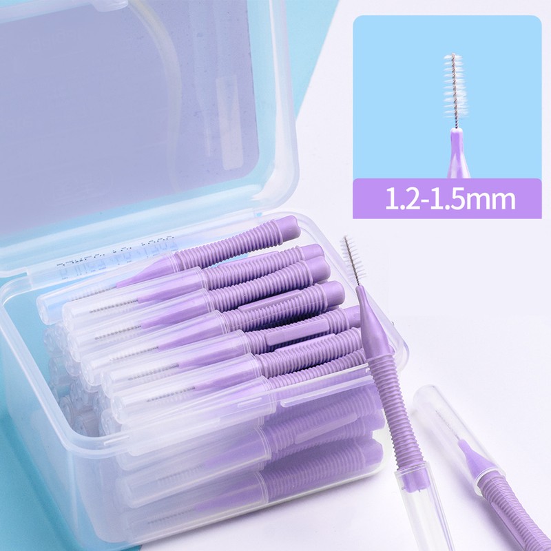 40pcs Interdental Brushes Prevent Decay Remove Bad Breath Teeth Brace