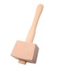 TEHAUX Handcrafted Wooden Mallet for Woodworking Beech Wood Carpenter Hammer