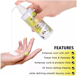 Curl Defining Cream for Curly Hair - Curling Perfection Wavy Hair Products Curl