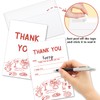 20 Pcs Kids Thank You Cards, Dinner Party Fill In