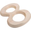 Hillman 847329, 6.5-Inch Pine House Number 8, Wood