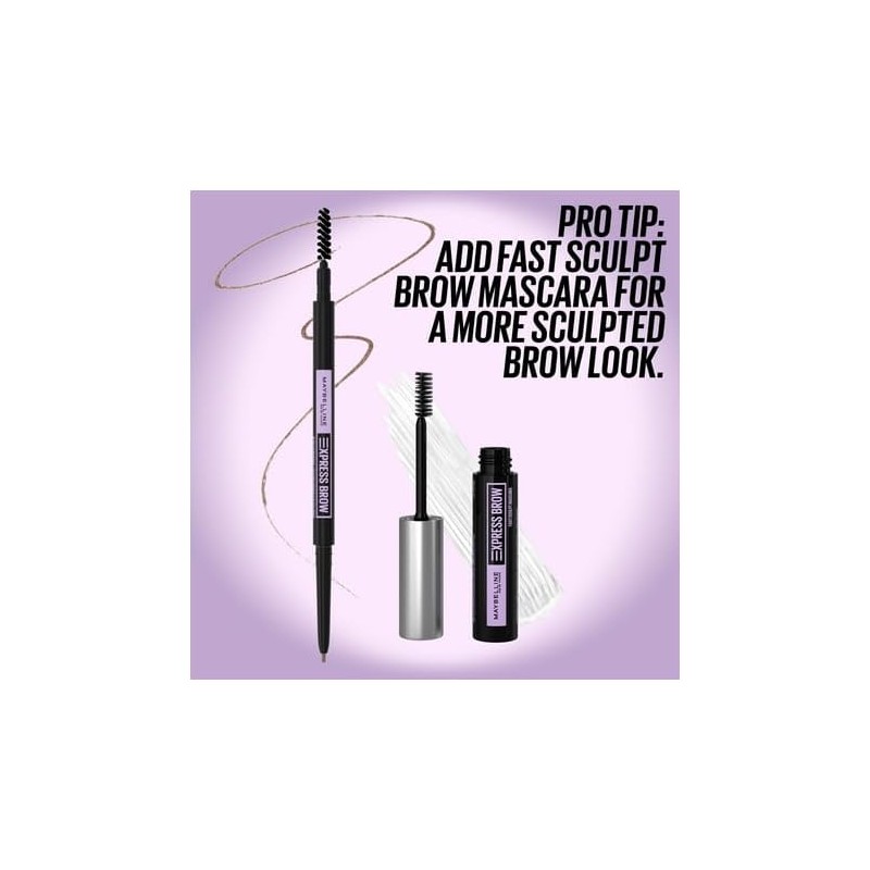 Maybelline Express Brow Ultra Slim Eyebrow Makeup, Brow Pencil with