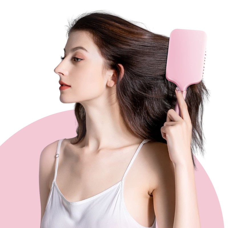 RHOS Hair Brush, Paddle Brush, Improve Hair Quality, Scalp Care,