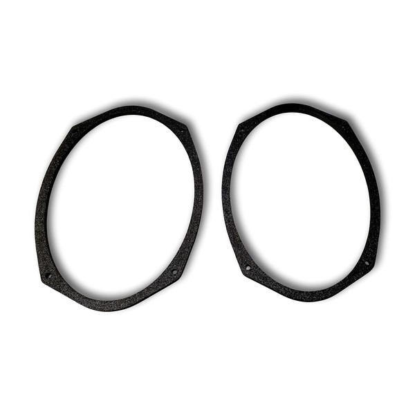 1 Pair - 6"x9" 6x9 Speaker Depth Spacers/Extension Rings/Extender/Stackable -