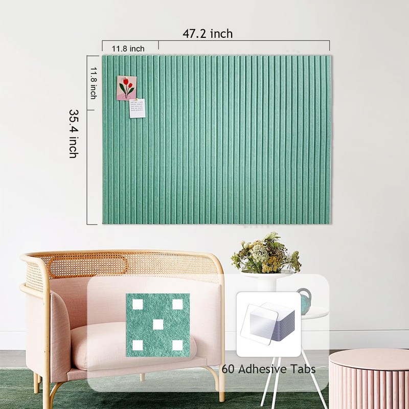 Large Cork Boards for Walls 48"x 36" - 1/2” Thick