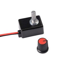Quentacy DC 0/1-10V LED Dimmer Knob Controller Rotary Mini Switch PWM Dimming for Dimmable Interior Lighting Spotlight Grow Lamp LED Driver