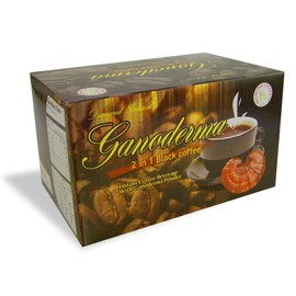 Ganoderma 2 in 1 Black Coffee - 1550 MG of Ganoderma Per Sachet - 20 Sachets