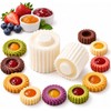 Sunflower Patterned Round Hand-Press Mooncake Double Ended Pastry Mold